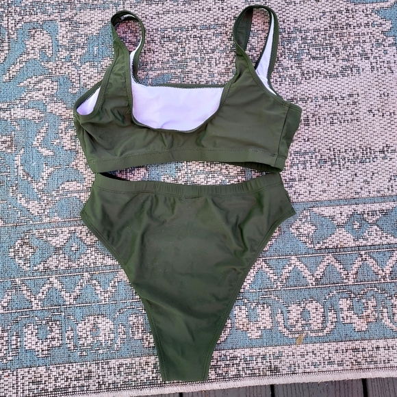 Two Bikinis, Black and Olive Green - Picture 6 of 6